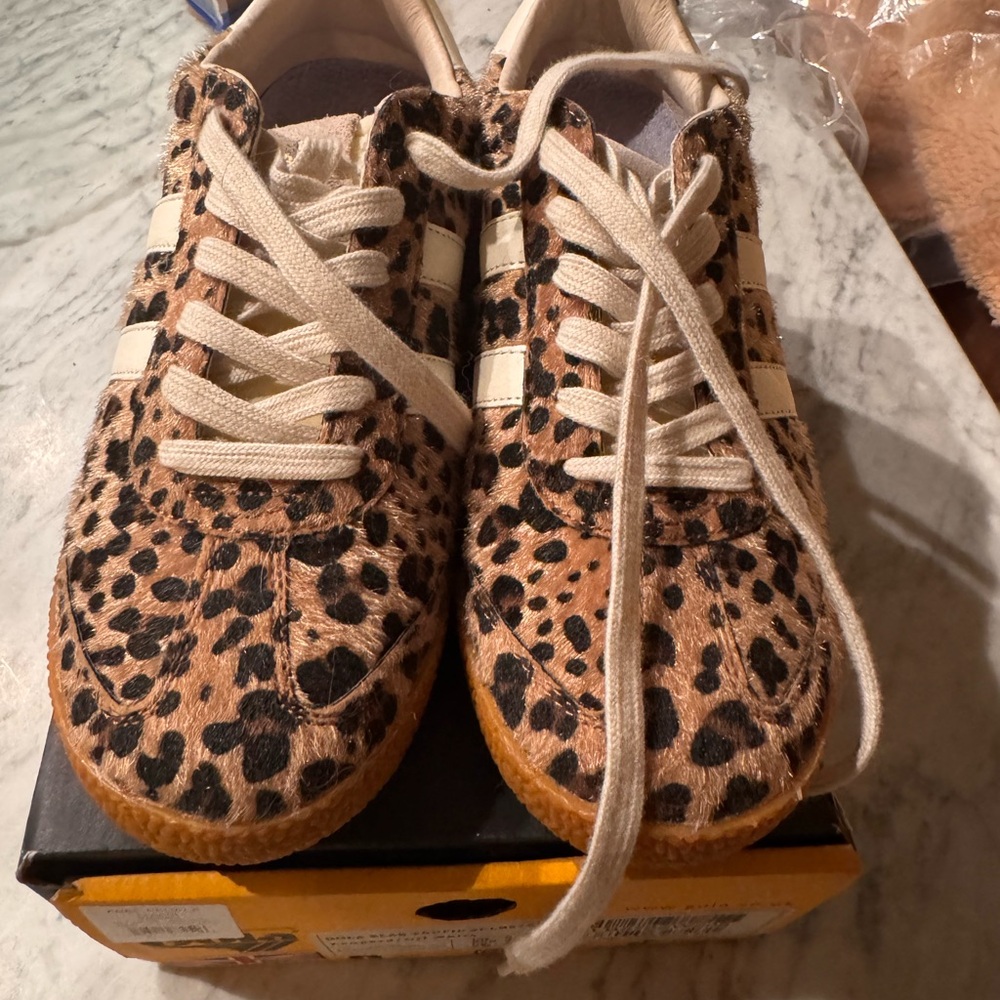 Gola Leopard and Off White Sneakers